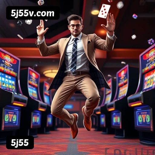 Aplicativo móvel 5j55 para iOS e Android